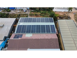 Cung cấp, Thi công hệ điện năng lượng mặt trời nhà xưởng Solar hoà lưới bám tải 3 pha