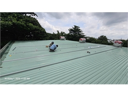 Cung cấp, Thi công hệ điện năng lượng mặt trời mái nhà Solar hoà lưới bám tải 1 pha 10kw Tân Phú