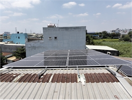 Cung cấp, thi công điện mặt trời mái nhà Solar hoà lưới bám tải 3 pha 15kw