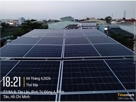 Cung cấp, thi công điện mặt trời mái nhà Solar hoà lưới bám tải 3 pha 15kw